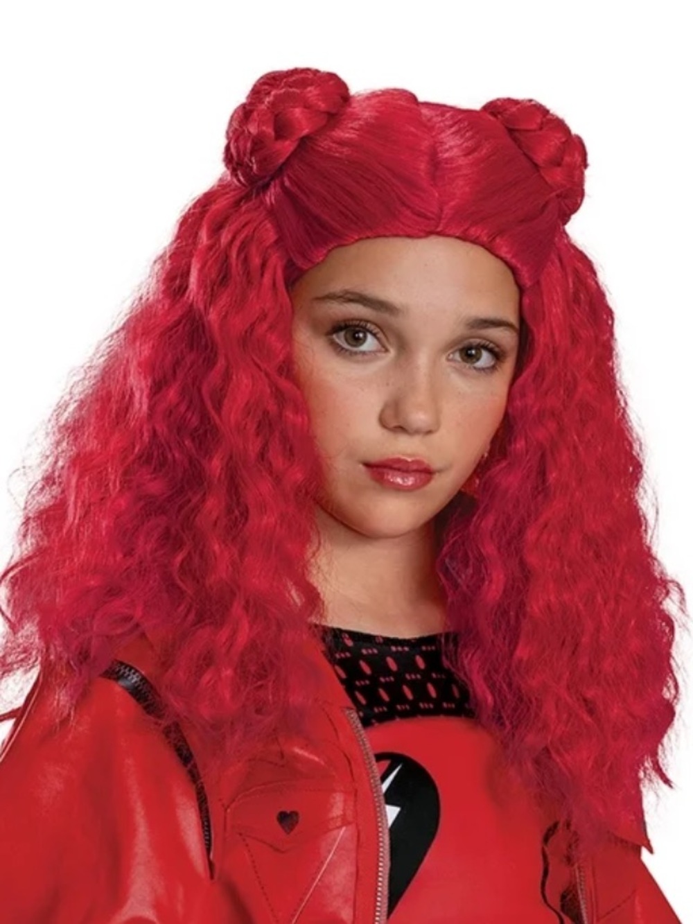 Descendants Rise of Red Kids' Red Wig NEW Halloween costume accessory